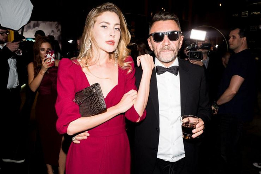 Сергей Шнуров и Ольга Абрамова