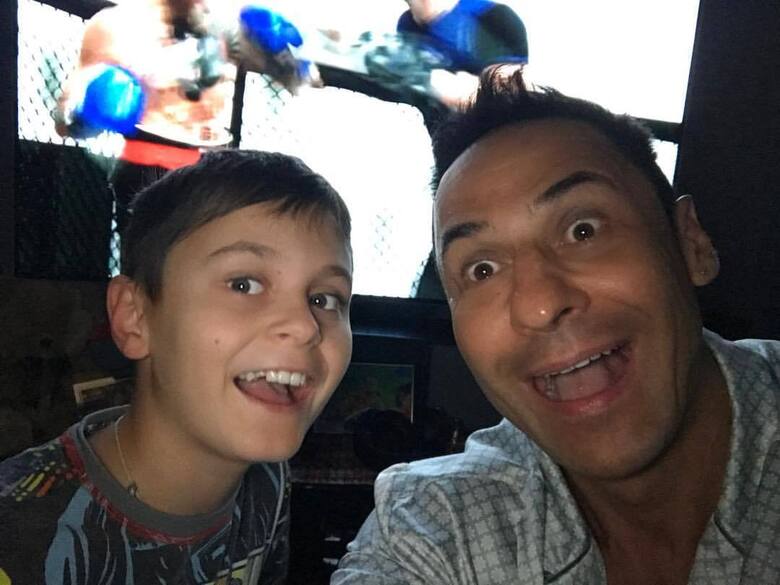 Стас Костюшкин с сыном