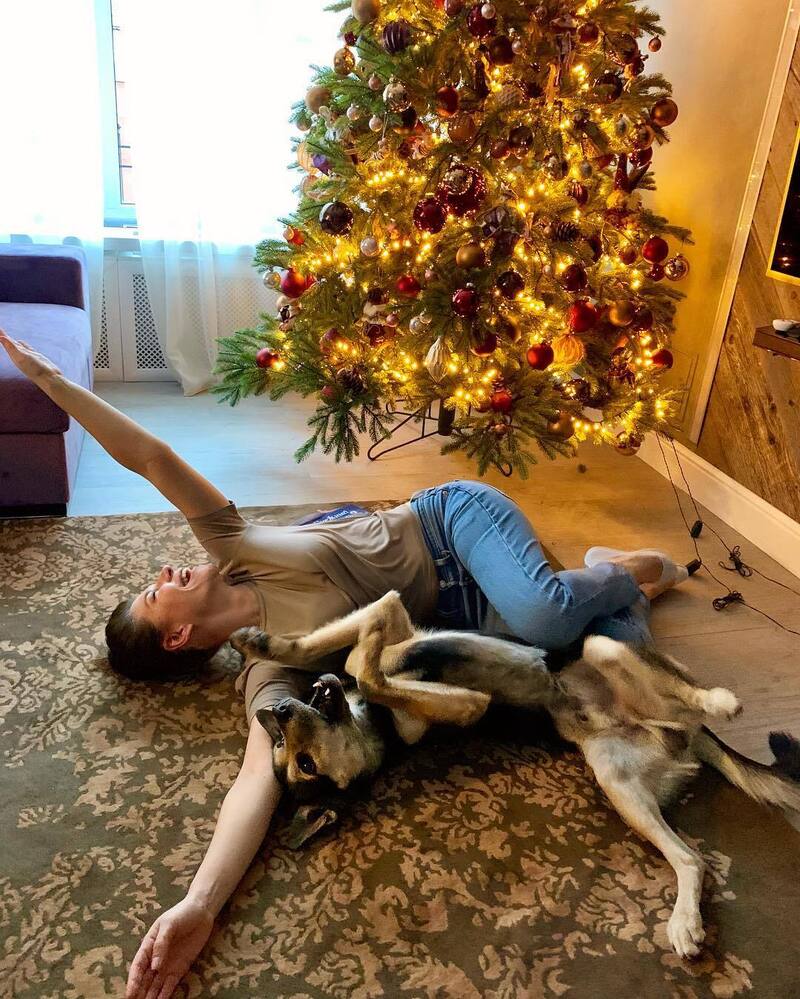 Екатерина Волкова уже украсила дом к Новому году