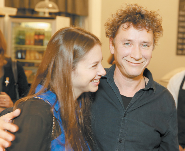 Александр Яценко с женой Ксенией