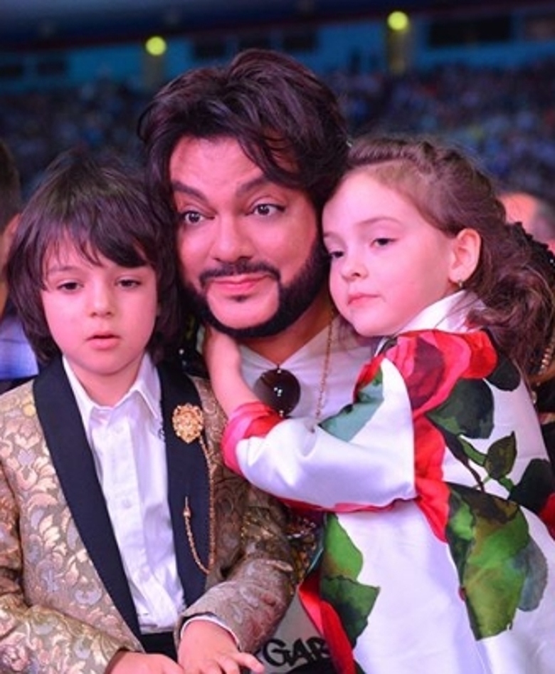 Филипп Киркоров с детьми