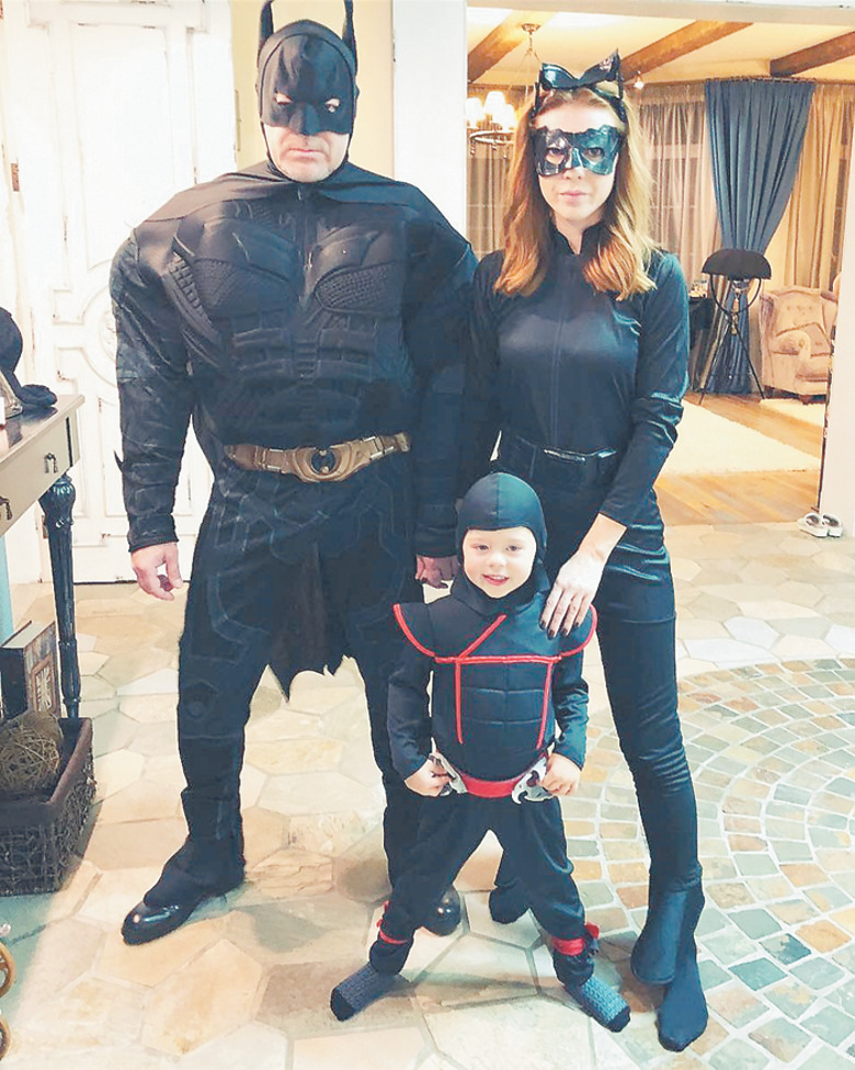 Владимир Пресняков с супругой Натальей Подольской и сыном