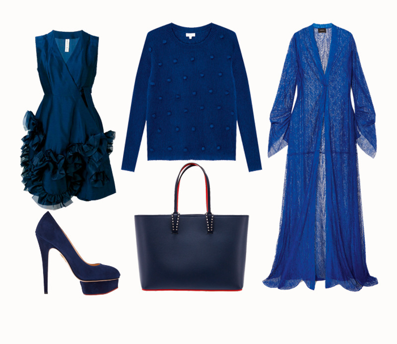 Синий - такой же универсальный, как и черный