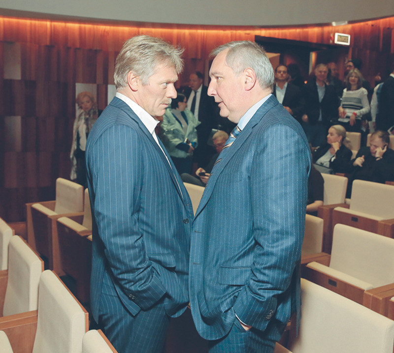 Дмитрий Песков и Николай Рогозин