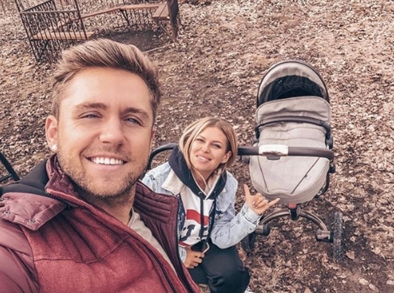 Влад Соколовский и Рита Дакота с дочкой Мией