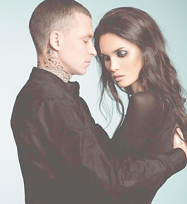 Павел Мамаев с супругой Аланой