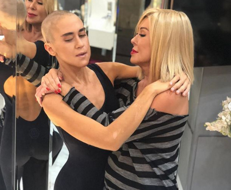 Певица с дочерью Татьяной