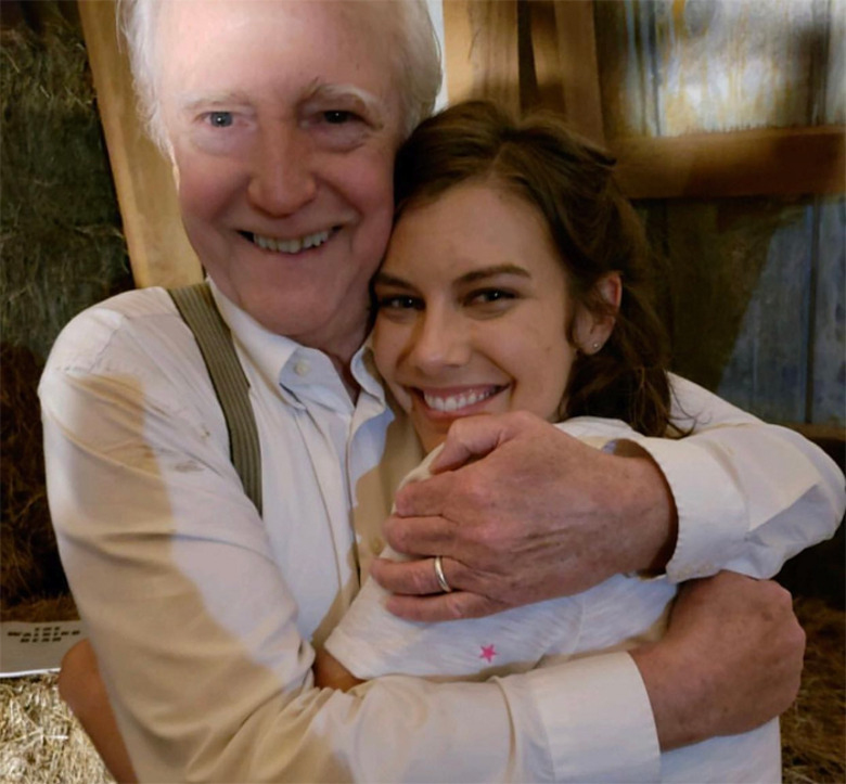 Скотт Уилсон с коллегой по сериалу, актрисой Лорен Кохэн