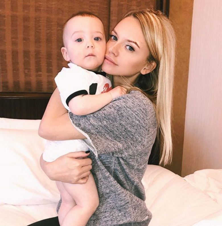 Милана Кержакова с сыном
