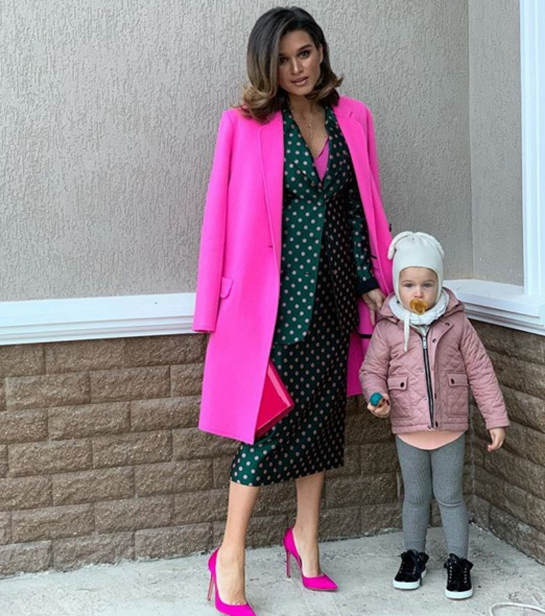 Ксения Бородина с дочкой