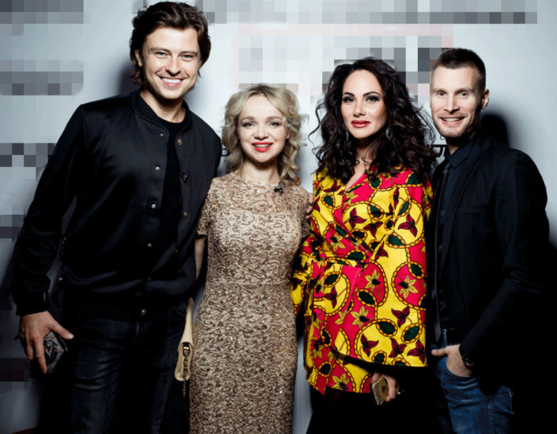 Прохор Шаляпин, Виталина Цымбалюк-Романовская, Ева Бристоль и Николай Демидов