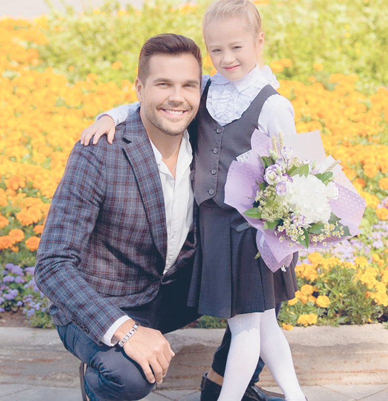 Александр Балыков с дочерью