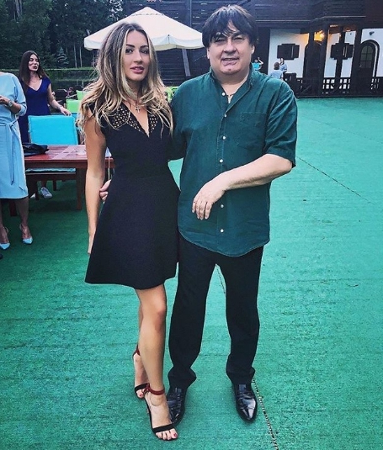 Александр Серов с дочерью Мишель