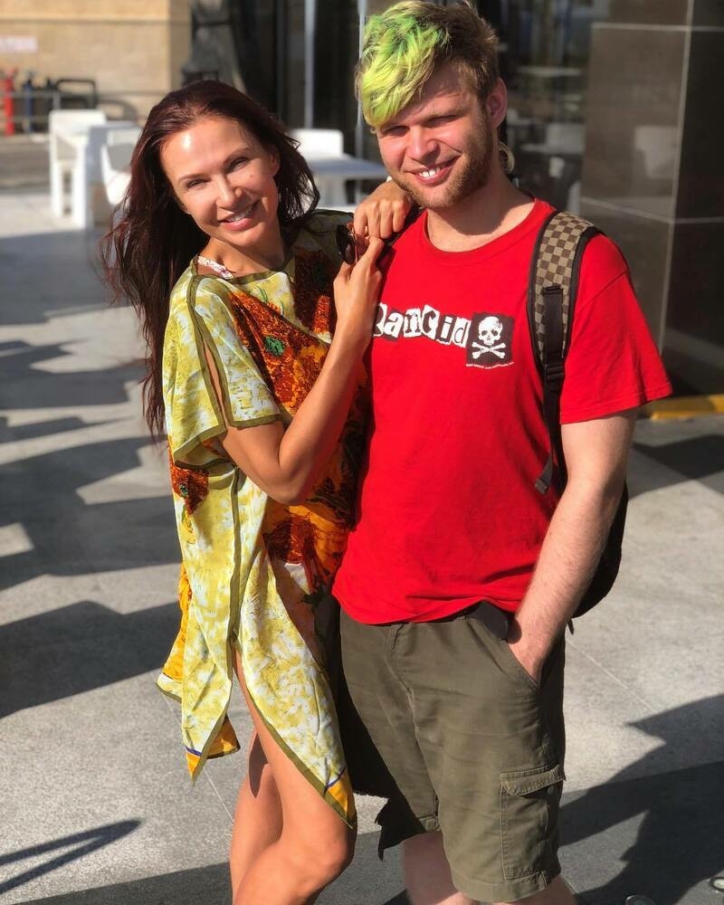 Актриса с сыном Николаем