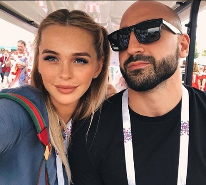 Анна Хилькевич с супругом Артуром Мартиросяном