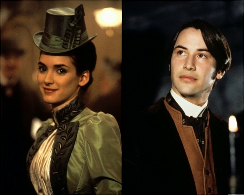 Вайнона Райдер и Киану Ривз