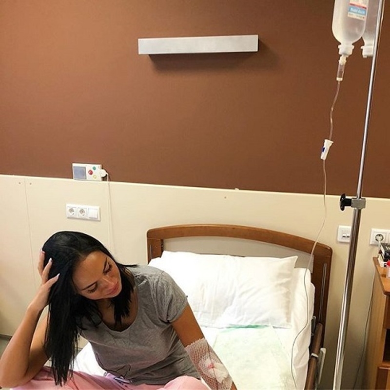 Актриса "отдыхает" в больнице