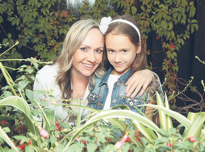 Мария Бутырская с дочерью