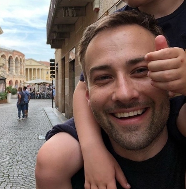 Дмитрий Шепелев с сыном