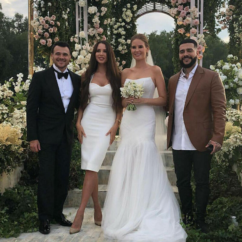 Гости церемонии - Тимати и Анастасия Решетова