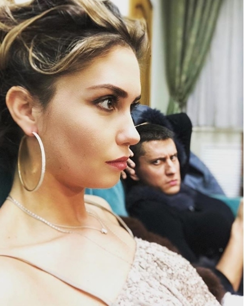 Павел Прилучный и Агата Муцениеце