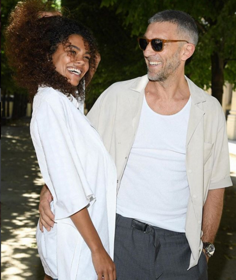 Венсан Кассель и Тина Кунаки