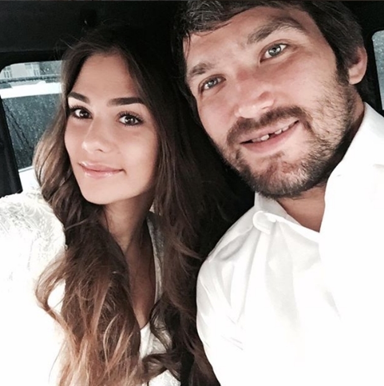 Анастасия Шубская и Александр Овечкин