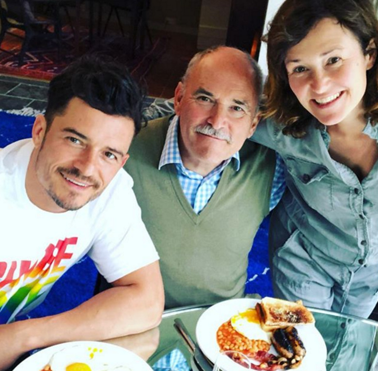 Орландо Блум с родителями