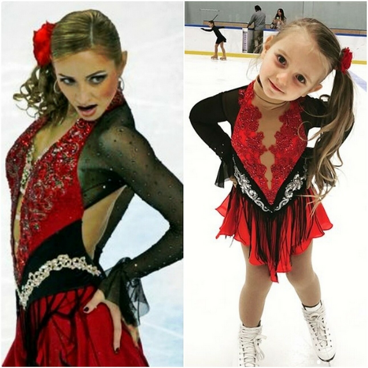 Трехлетняя дочь Навки повторила ее знаменитый образ