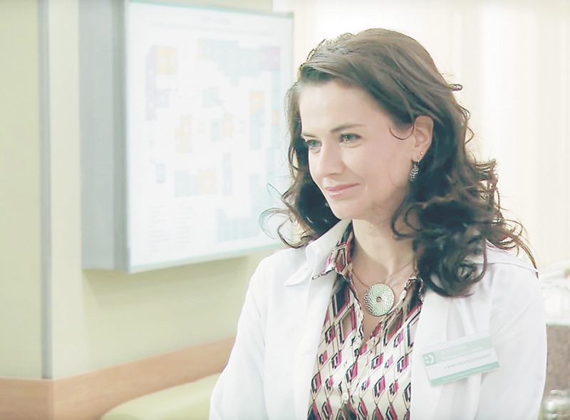 Ксению можно назвать весьма опытным теледоктором, В одном из сезонов сериала «Склифосовский» актриса играла психолога