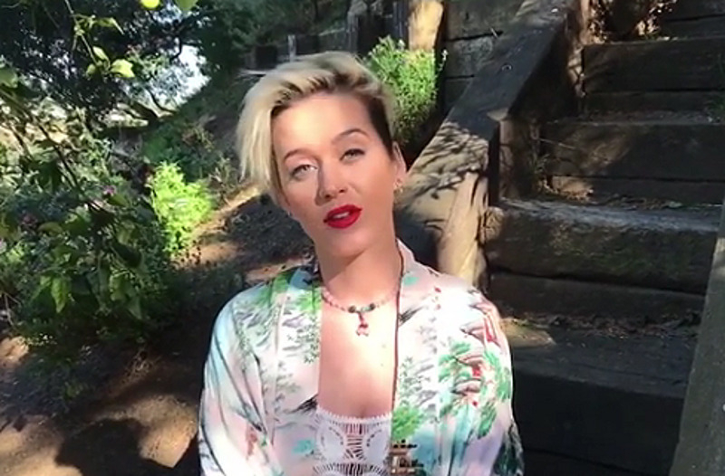 Кэти Перри н ебоится высоты