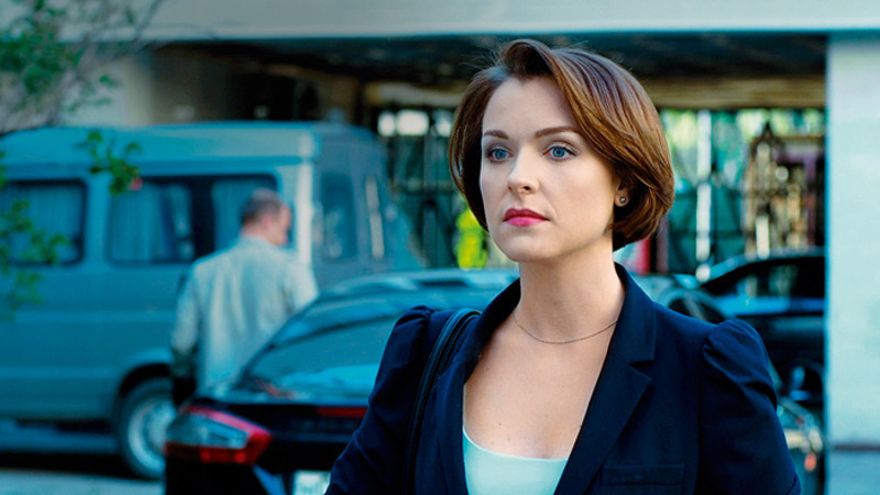 В роли следователя в телесериале «Не пара»