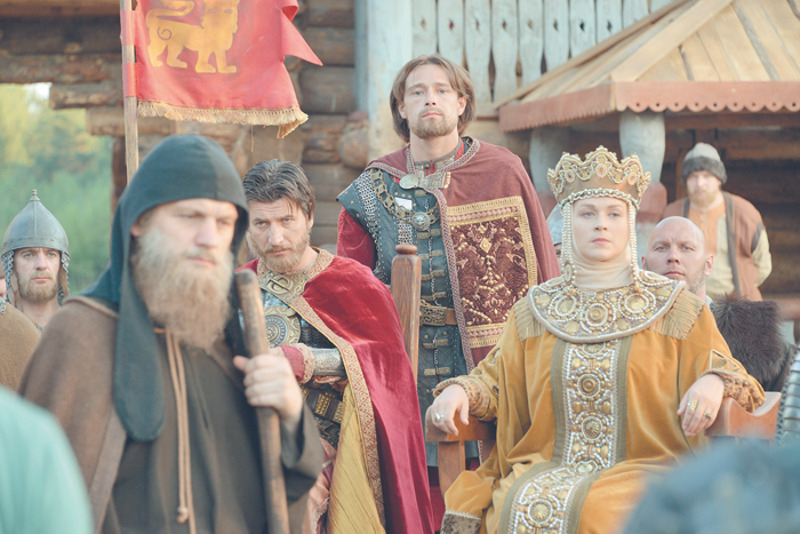 В сериале «Золотая Орла» Светлана примерила ретро-образ и перевоплотилась в княгиню Радмилу