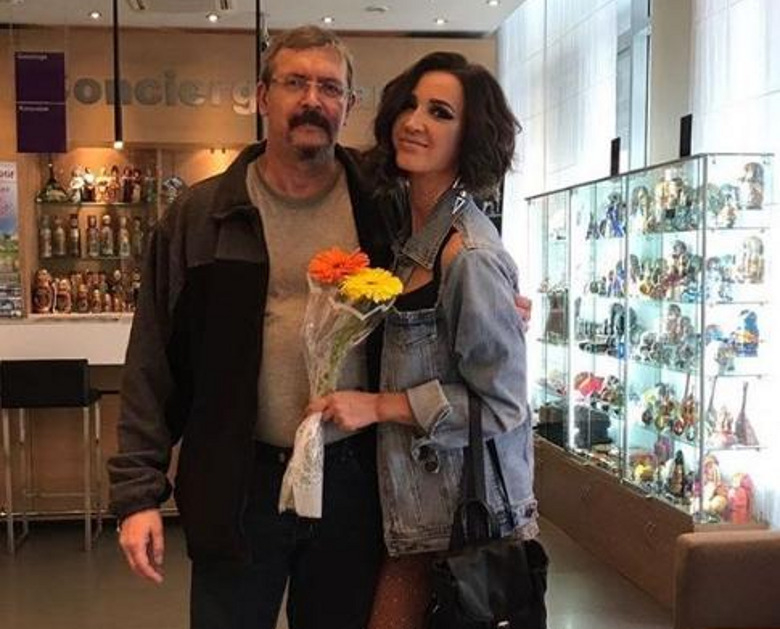 Ольга Бузова с отцом