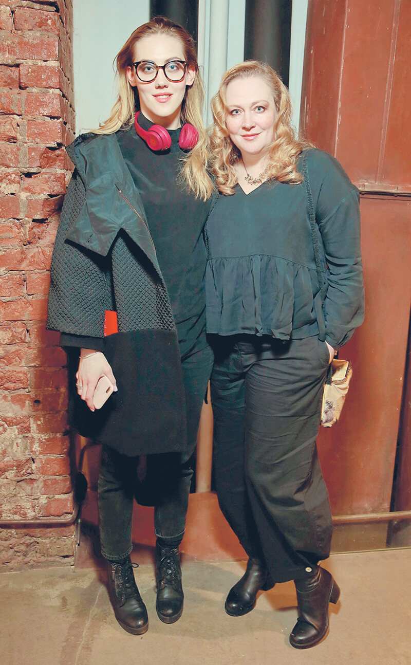 Юлия Ауг с дочерью Полиной