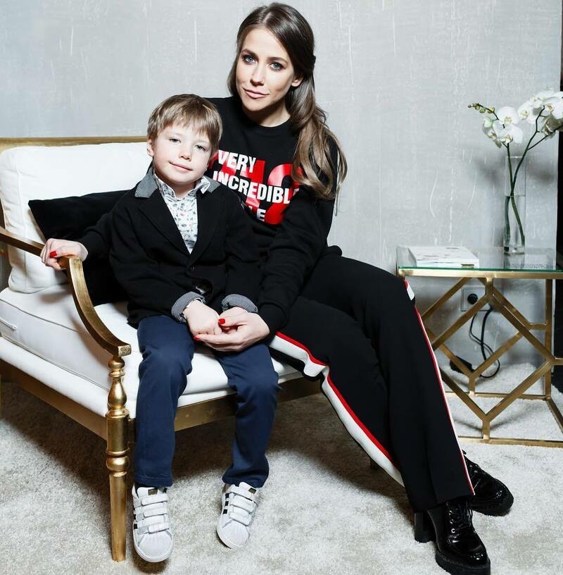 Юлия Барановская не собирается делать из ребенка суперзвезду