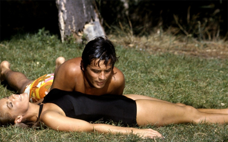 На съемках былые чувства Роми к Делону вспыхнули с новой силой