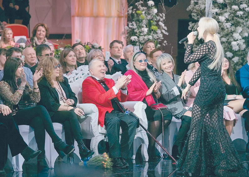 Кристина Орбакайте спела для Вячеслава Зайцева