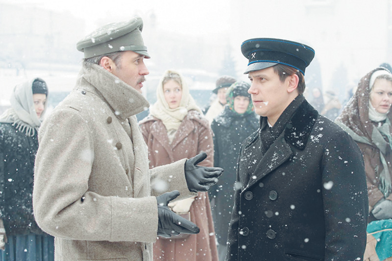 Одна из новых работ актера — роль Ивана Телегина в сериале «Хождение по мукам»