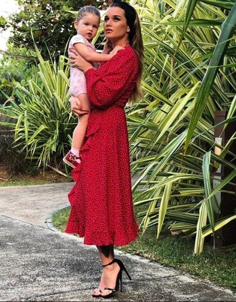 Ксения Бородина с дочерью Теоной