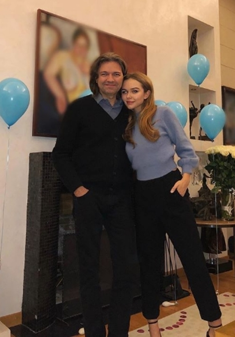 Дмитрий Маликов с дочерью Стефанией