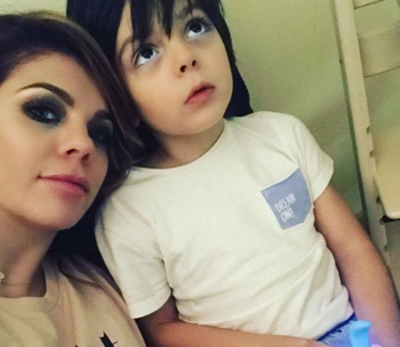 Анастасия Стоцкая с сыном