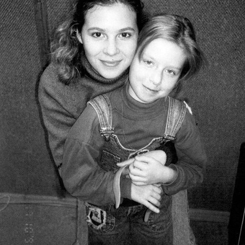 Наталья Фадеева с маленькой Юлей