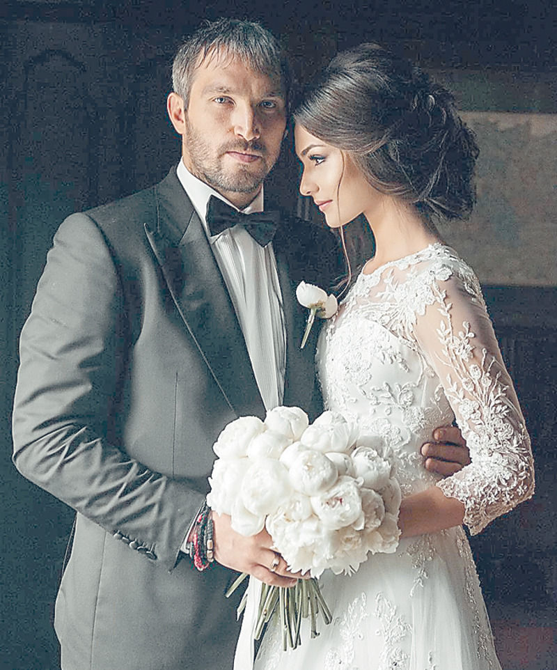 Александр Овечкин и Анастасия Шубская