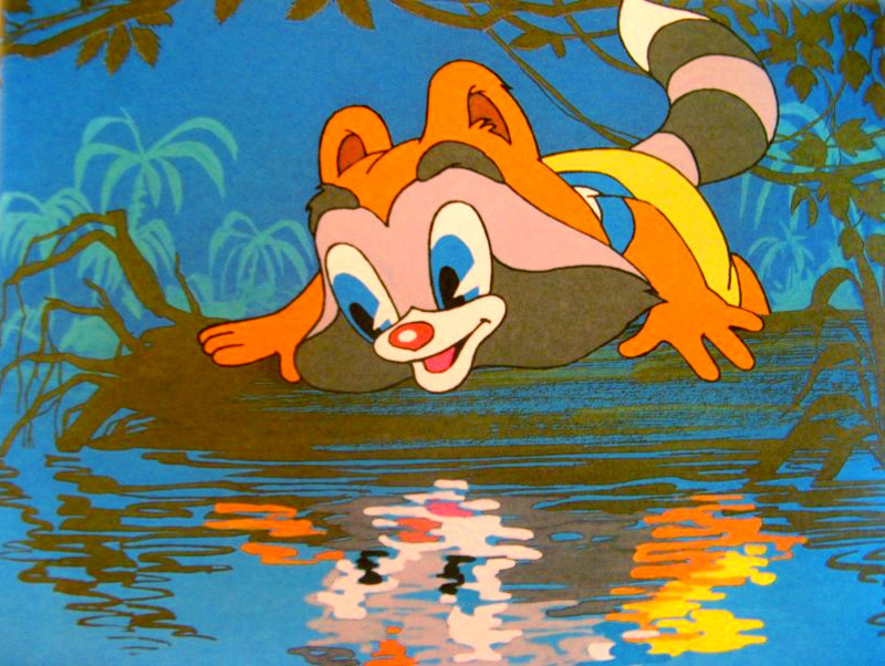 Мы учились улыбаться у енота