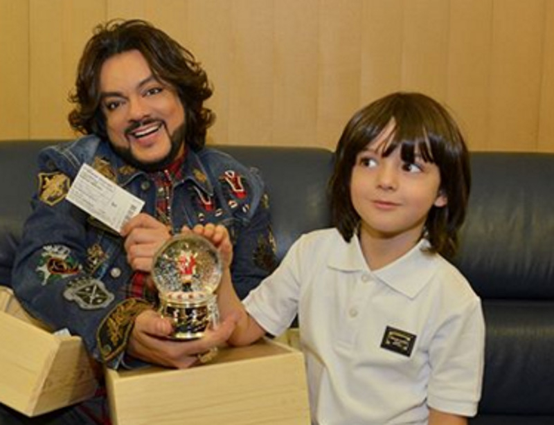 Филипп Киркоров с сыном Мартином