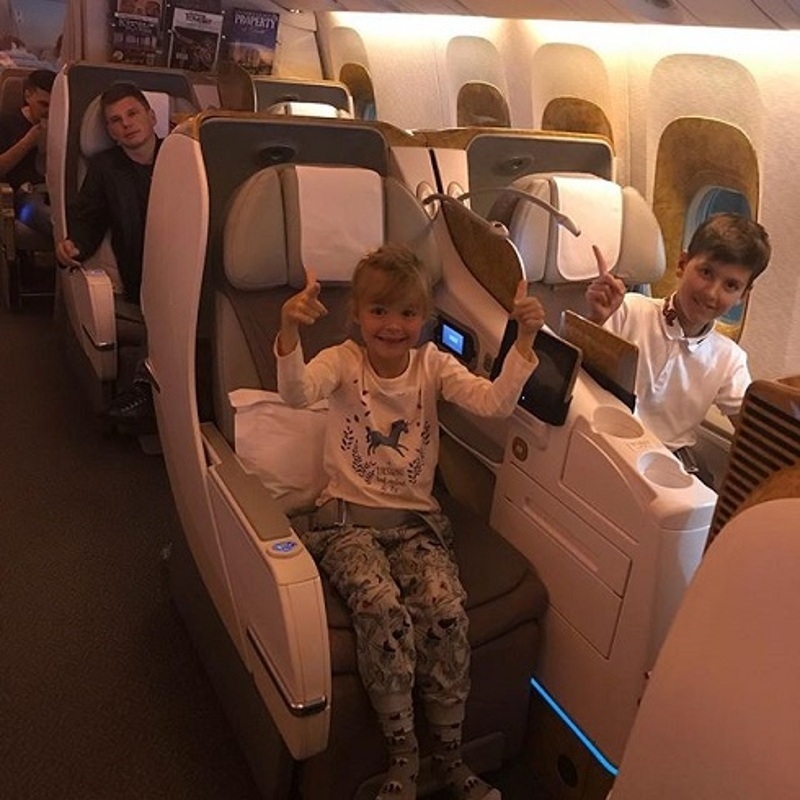 Андрей и дети Алисы от первого брака