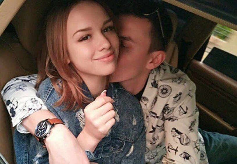 Диана Шурыгина с мужем