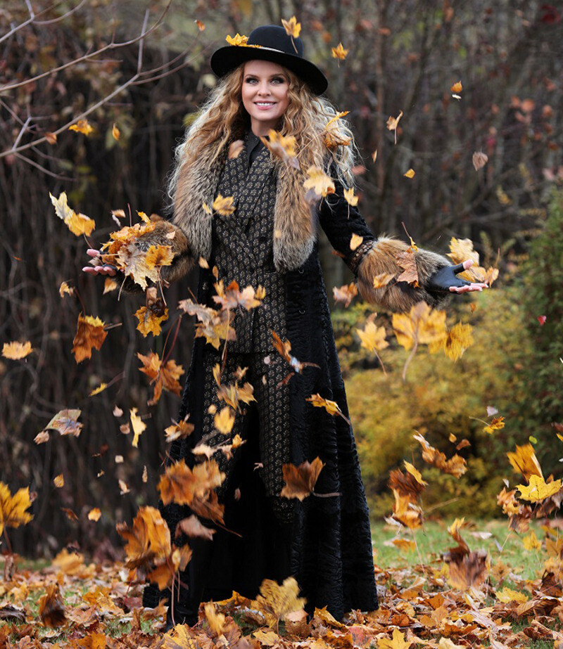 Варвара уверена, что осень - лучшее время для ретро