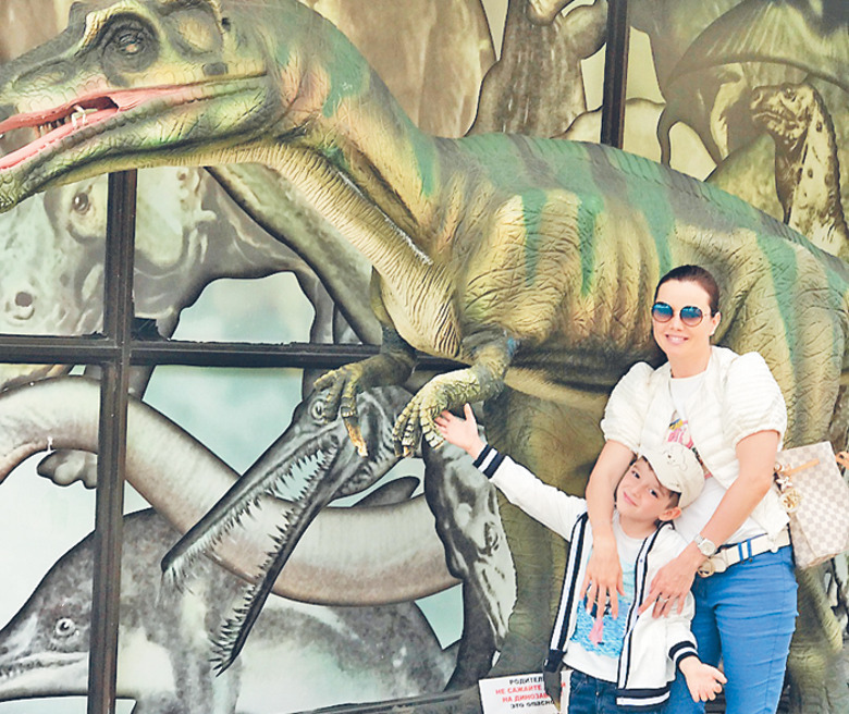 Оксана Пчелинова с сыном